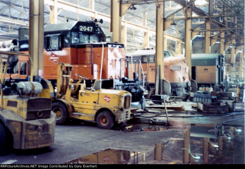 Milwaukee Road Shops - circa 1970's 